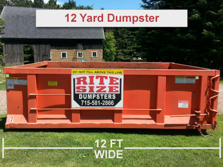 12 yard dumpster